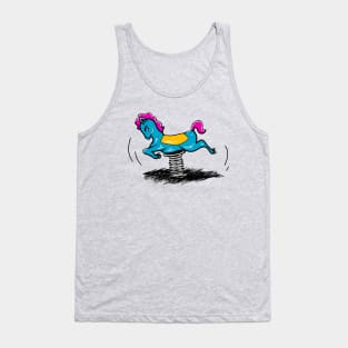 Sad playground horse Tank Top